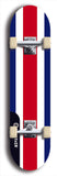 North American maple skateboard deck designed by underground artist BellyRash -- available in widths between 7.5 to 8.5 inches in both mellow concave and steep concave shapes. Artwork : 	Costa Rica	flag skateboard deck
