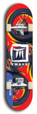 Three #8: Limited Edition, Blue Logo Skateboard Deck