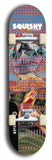 Squishy #22: Black Logo Skateboard Deck