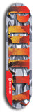 Jawn brand North American maple skateboard deck designed by underground artist BellyRash -- available in widths between 7.5 to 8.5 inches in both mellow concave and steep concave shapes.