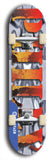 Jawn brand North American maple skateboard deck designed by underground artist BellyRash -- available in widths between 7.5 to 8.5 inches in both mellow concave and steep concave shapes.