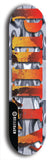 Jawn brand North American maple skateboard deck designed by underground artist BellyRash -- available in widths between 7.5 to 8.5 inches in both mellow concave and steep concave shapes.