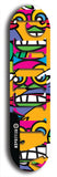 Jawn brand North American maple skateboard deck designed by underground artist BellyRash -- available in widths between 7.5 to 8.5 inches in both mellow concave and steep concave shapes.