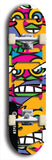 Jawn brand North American maple skateboard deck designed by underground artist BellyRash -- available in widths between 7.5 to 8.5 inches in both mellow concave and steep concave shapes.