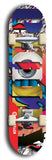Jawn brand North American maple skateboard deck designed by underground artist BellyRash -- available in widths between 7.5 to 8.5 inches in both mellow concave and steep concave shapes.