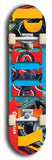 Jawn brand North American maple skateboard deck designed by underground artist BellyRash -- available in widths between 7.5 to 8.5 inches in both mellow concave and steep concave shapes.