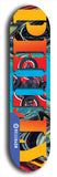 Jawn brand North American maple skateboard deck designed by underground artist BellyRash -- available in widths between 7.5 to 8.5 inches in both mellow concave and steep concave shapes.