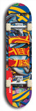 Jawn brand North American maple skateboard deck designed by underground artist BellyRash -- available in widths between 7.5 to 8.5 inches in both mellow concave and steep concave shapes.