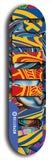 Jawn brand North American maple skateboard deck designed by underground artist BellyRash -- available in widths between 7.5 to 8.5 inches in both mellow concave and steep concave shapes.