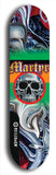 Martyr #6: Limited Edition, Black Logo Skateboard Deck