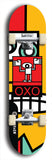 OXO #10: Limited Edition, Black Logo Skateboard Deck