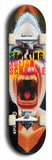 Stalking Julian Schnabel #1: Limited Edition, Black Logo Skateboard Deck