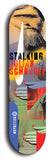 Stalking Julian Schnabel #2: Limited Edition, Blue Logo Skateboard Deck