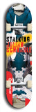 Stalking Julian Schnabel #3: Limited Edition, Red Logo Skateboard Deck