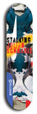 Stalking Julian Schnabel #3: Limited Edition, Blue Logo Skateboard Deck