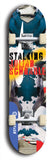 Stalking Julian Schnabel #3: Limited Edition, Blue Logo Skateboard Deck