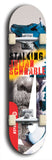 Stalking Julian Schnabel #4: Limited Edition, Red Logo Skateboard Deck