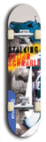 Stalking Julian Schnabel #4: Limited Edition, Blue Logo Skateboard Deck