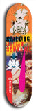 Stalking Julian Schnabel #6: Limited Edition, Red Logo Skateboard Deck