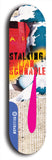 Stalking Julian Schnabel #7: Limited Edition, Blue Logo Skateboard Deck