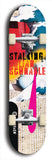 Stalking Julian Schnabel #7: Limited Edition, Black Logo Skateboard Deck