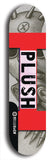 Plush #62: Black Logo Skateboard Deck
