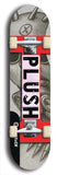 Plush #62: Black Logo Skateboard Deck