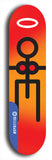 Infinite Halo #1: Limited Edition, Blue Logo Skateboard Deck