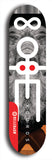 Infinite Halo #6: Limited Edition, Red Logo Skateboard Deck