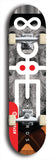Infinite Halo #6: Limited Edition, Red Logo Skateboard Deck