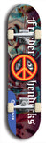 Friedenszeichen #10: Limited Edition, Blue Logo Skateboard Deck