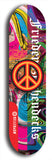 Friedenszeichen #3: Limited Edition, Red Logo Skateboard Deck