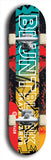 North American maple skateboard deck designed by underground artist BellyRash -- available in widths between 7.5 to 8.5 inches in both mellow concave and steep concave shapes. Artwork: street art and street artist and the BellyRash Blunt Blank skateboard deck logo