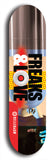 Freaks & Love #2: Limited Edition, Red Logo Skateboard Deck