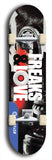 Freaks & Love #7: Limited Edition, Blue Logo Skateboard Deck