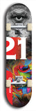 Twenty-One #4: Limited Edition, Red Logo Skateboard Deck