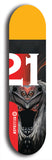 Twenty-One #5: Limited Edition, Red Logo Skateboard Deck
