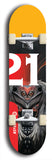 Twenty-One #5: Limited Edition, Red Logo Skateboard Deck