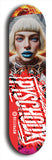 Psychodx #4: Limited Edition, Black Logo Skateboard Deck