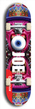 Eyeball Joe #49: Red Logo Skateboard Deck