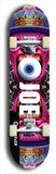 Eyeball Joe #49: Black Logo Skateboard Deck