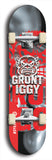 Grunt Iggy #24: Limited Edition, Red Logo Skateboard Deck