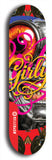 Girly #4: Limited Edition, Red Logo Skateboard Deck