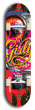 Girly #4: Limited Edition, Red Logo Skateboard Deck