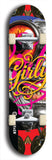Girly #4: Limited Edition, Black Logo Skateboard Deck