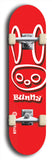 Bunny #3: Red Logo Skateboard Deck
