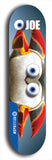 Skateboard deck: Limited edition, North American maple skateboard deck designed by underground artist BellyRash - available widths 7.5 to 8.5 inches in both mellow concave and steep concave shapes. Artwork: EYEBALL JOE logo brand popsicle-shaped deck