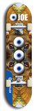 Skateboard deck: Limited edition, North American maple skateboard deck designed by underground artist BellyRash - available widths 7.5 to 8.5 inches in both mellow concave and steep concave shapes. Artwork: EYEBALL JOE logo brand popsicle-shaped deck