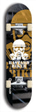 Skateboard deck: Limited edition, North American maple skateboard deck designed by underground artist BellyRash - available widths 7.5 to 8.5 inches in both mellow concave and steep concave shapes. Artwork: BASTARD BIKER logo brand popsicle-shaped deck with mechanical design in background