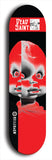 Skateboard deck: Limited edition, North American maple skateboard deck designed by underground artist BellyRash - available widths 7.5 to 8.5 inches in both mellow concave and steep concave shapes. Artwork: DEAD SAINT logo brand popsicle-shaped deck
